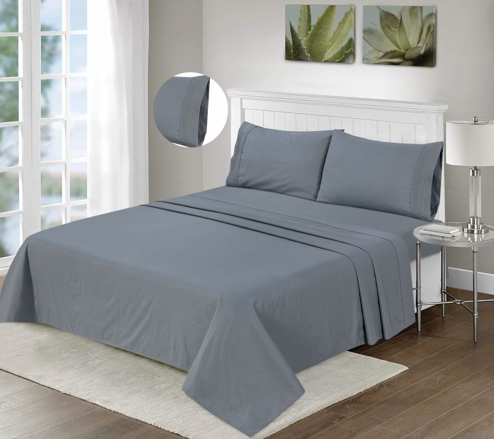 Wrinkle Resistant Durable Breathable Deep Pockets Ultrasoft Microfiber Best Bedsheet Set #Trending #bedsheet #bedsheetsets