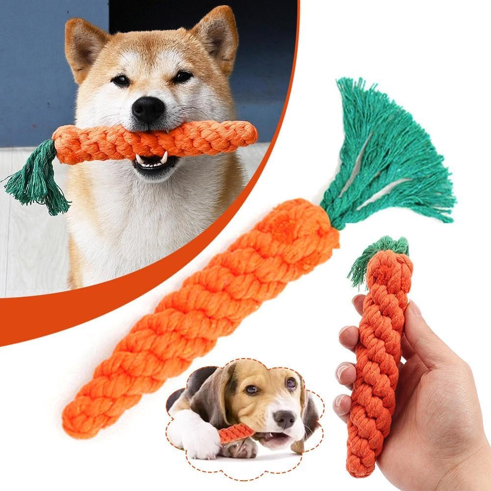 1PC Carrot Knot Rope Ball, Cotton Rope Dumbbell