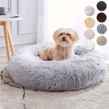 Deluxe Comfort Pet Bed Ultra Soft & Comfortable Donut