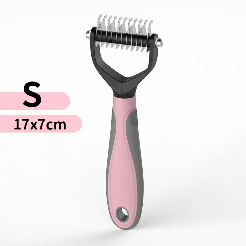 Pet Grooming Brush Pink Small