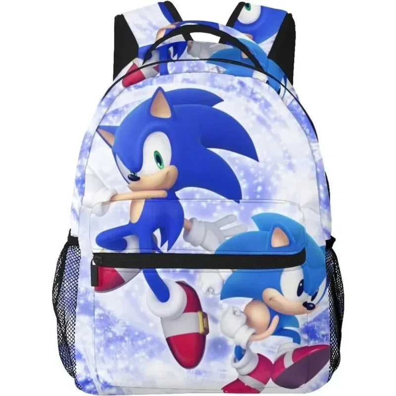 3D Double-sided Printing Hedgehog Sonic Sonic Elementary and Middle School Students Schoolbag Children's Backpack Mochila