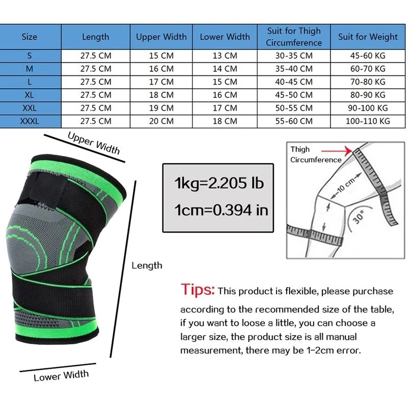 Knee Compression Sleeve, Knee Pads Support for Joint Pain and Arthritis Relief