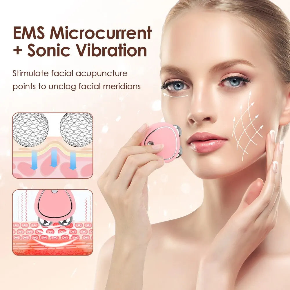 Mini Portable EMS Face Slimming Massager