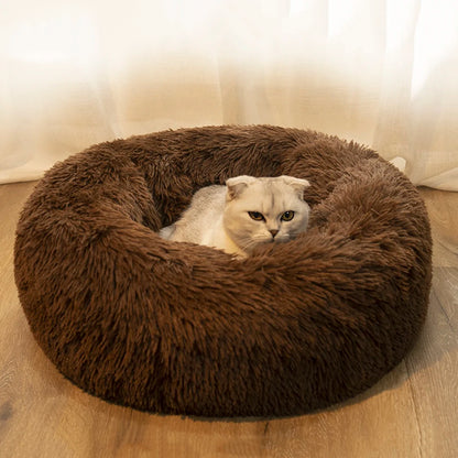 Deluxe Comfort Pet Bed Ultra Soft & Comfortable Donut