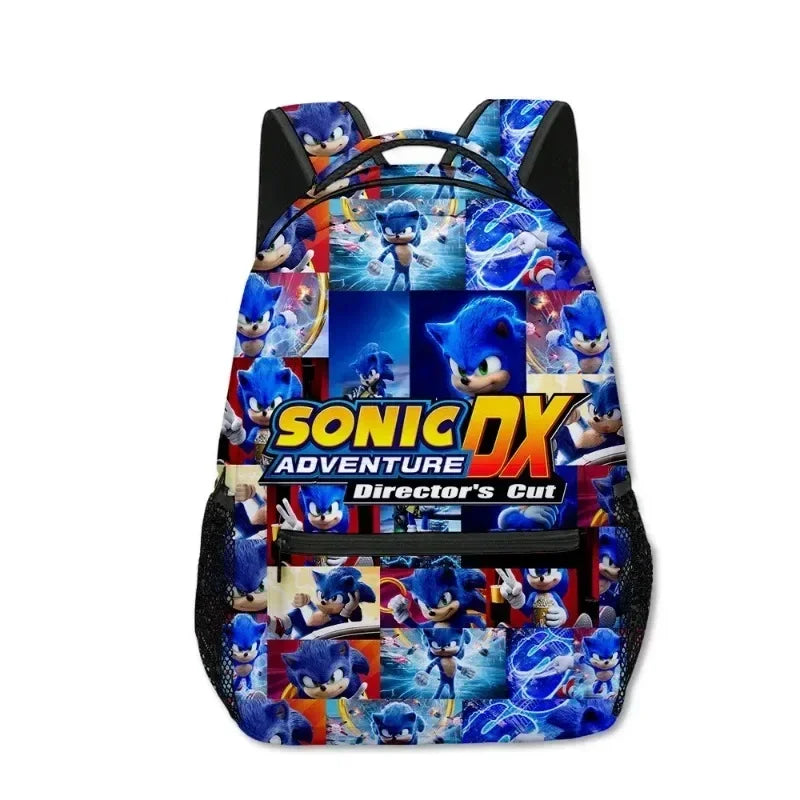 3D Double-sided Printing Hedgehog Sonic Sonic Elementary and Middle School Students Schoolbag Children's Backpack Mochila