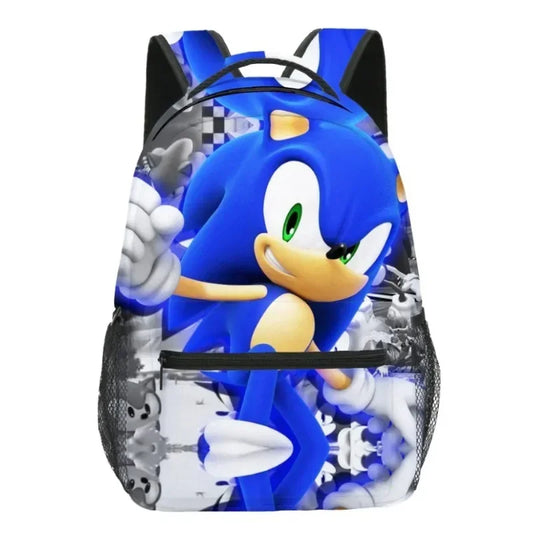 3D Double-sided Printing Hedgehog Sonic Sonic Elementary and Middle School Students Schoolbag Children's Backpack Mochila