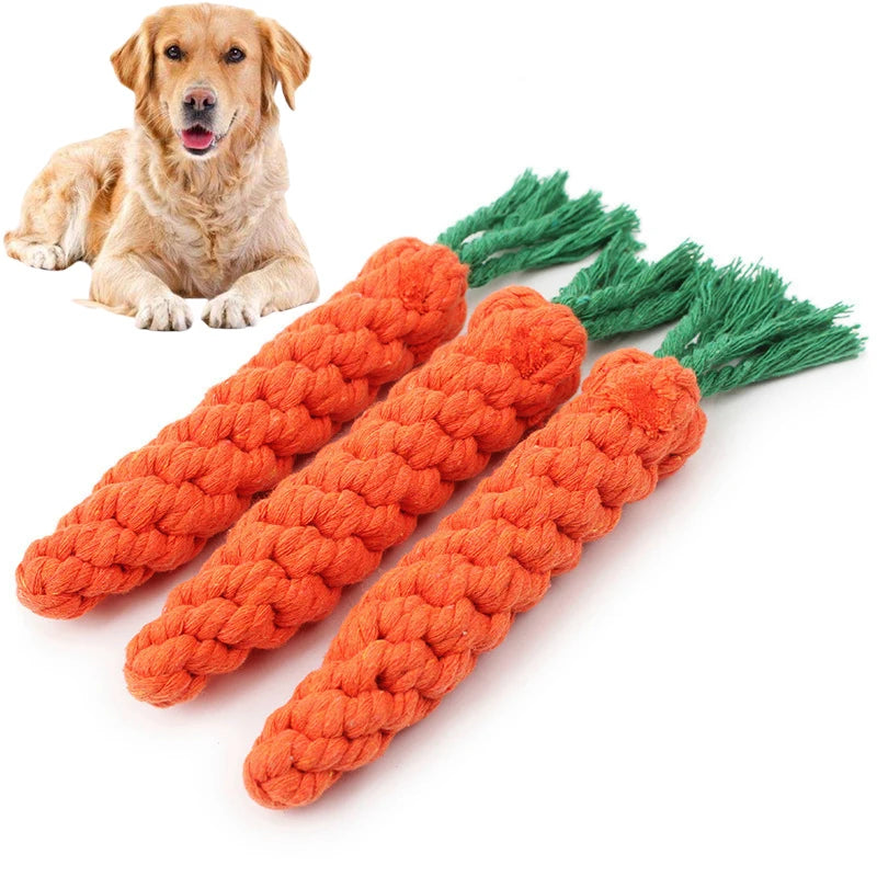 1PC Carrot Knot Rope Ball, Cotton Rope Dumbbell