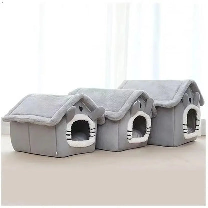 Indoor Warm Dog House Soft Pet Bed Tent House Dog