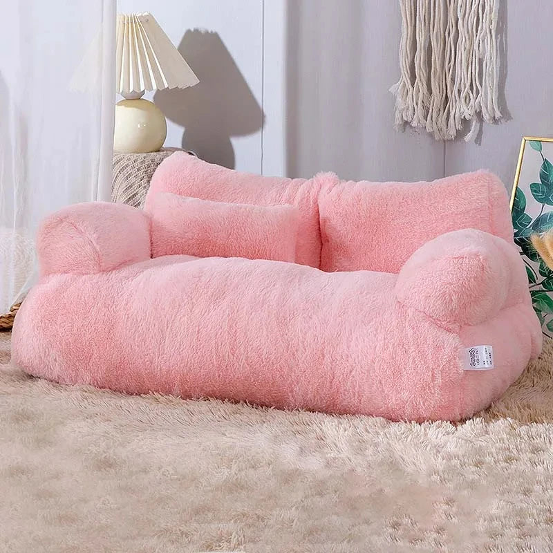 Luxury Cat Bed Sofa Winter Warm Cat Nest Pet Bed