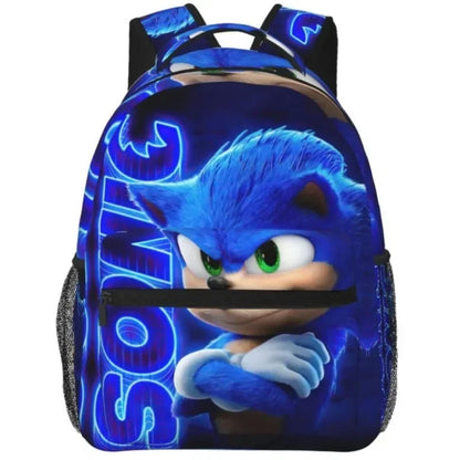 3D Double-sided Printing Hedgehog Sonic Sonic Elementary and Middle School Students Schoolbag Children's Backpack Mochila