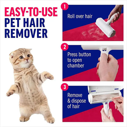 how to use Pet Hair Remover Roller