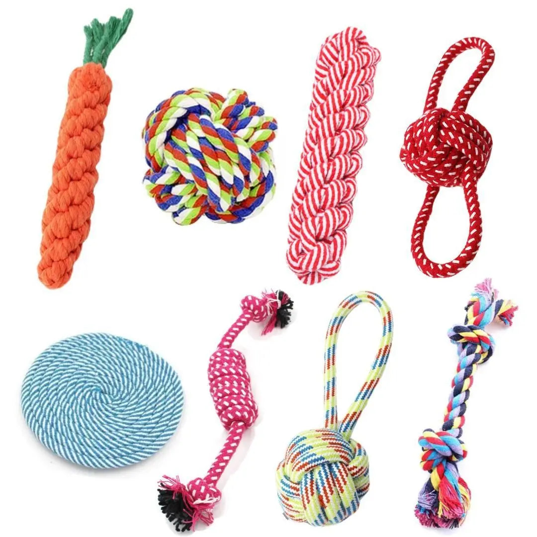 1PC Carrot Knot Rope Ball, Cotton Rope Dumbbell